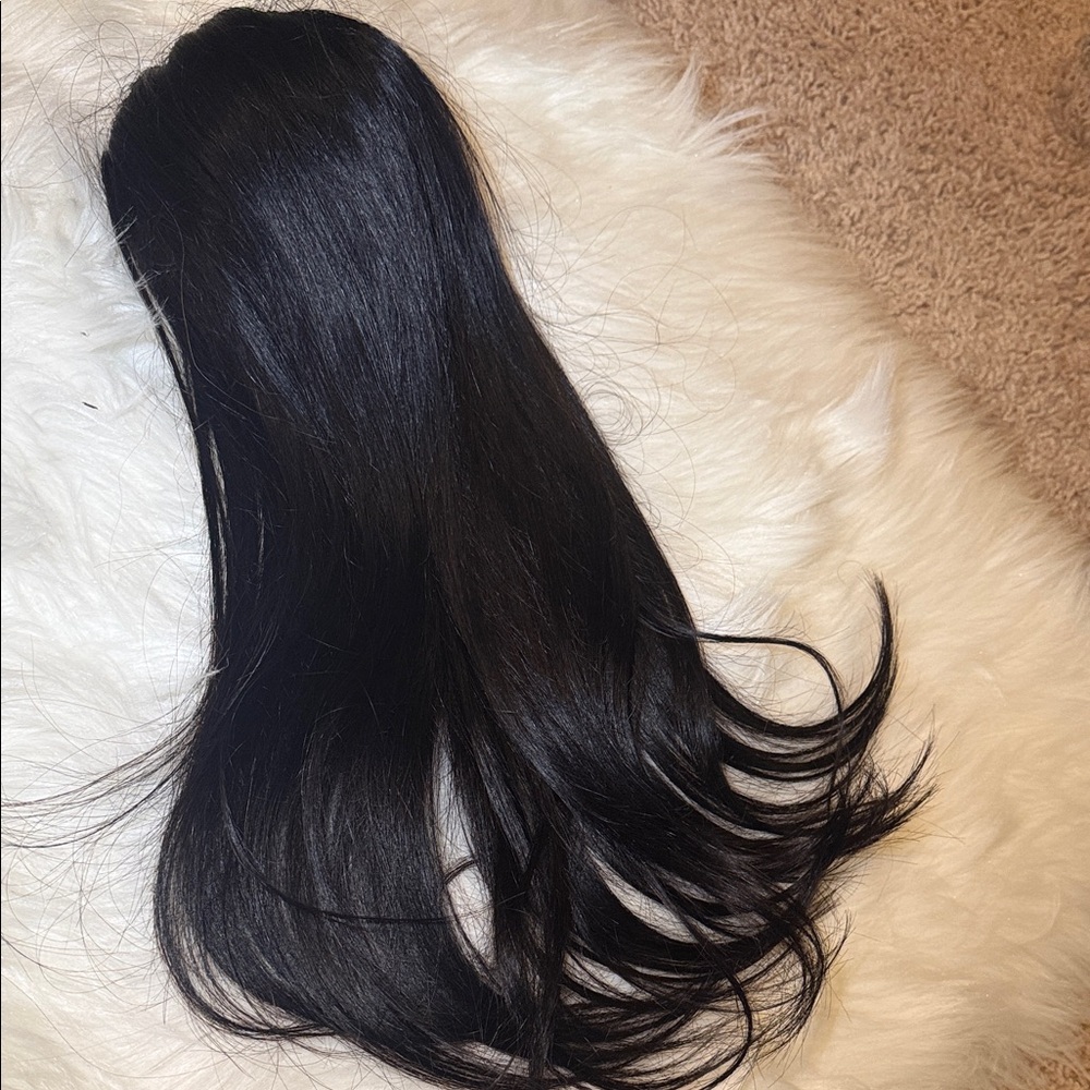 Black Clip-In Hair ponytail 18 inches Extension - Natural Shine